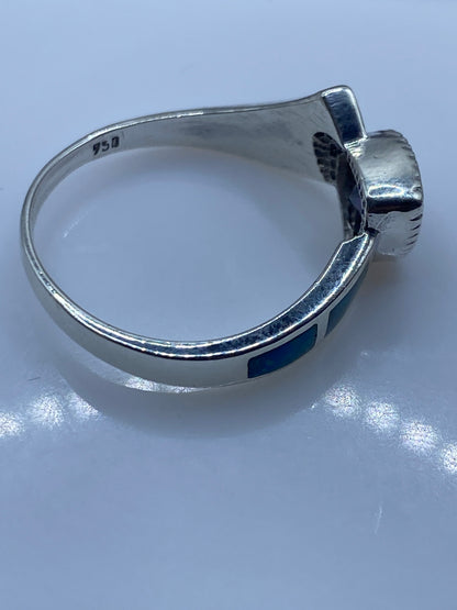 Anillo de Plata Ópalo de Fuego Verde Limón — Diseño Único Taxco — foto 5
