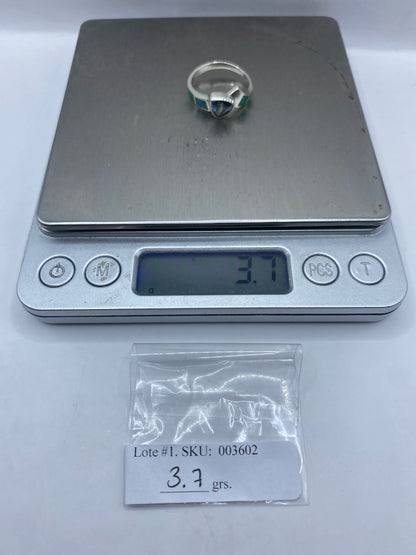 Anillo de Plata Ópalo de Fuego Verde Limón — Diseño Único Taxco — foto 6