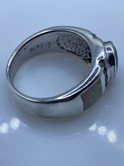 Anillo Plata Ópalo de Fuego — Diseño Artesanal Taxco — foto 5