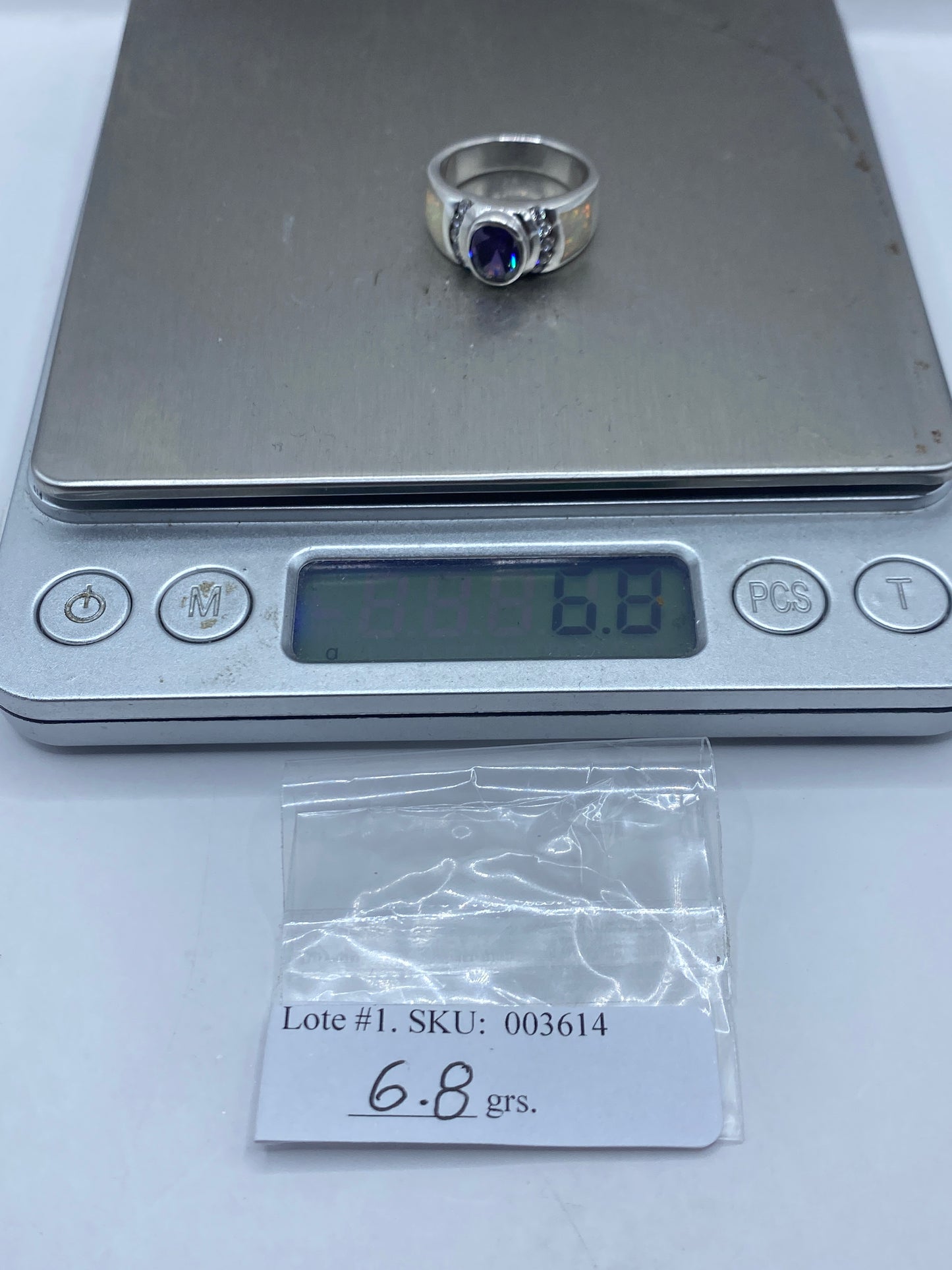 Anillo Plata Ópalo de Fuego — Diseño Artesanal Taxco — foto 6