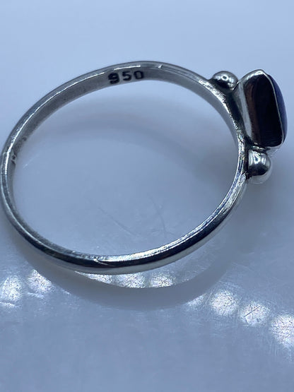 Anillo de Plata 950 con Piedra Azul Solitario — foto 5