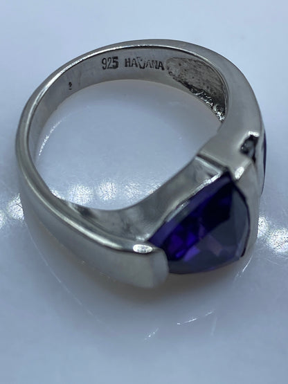 Anillo de Plata Ópalo de Fuego Azul Bandas — Moderno Unisex — foto 5