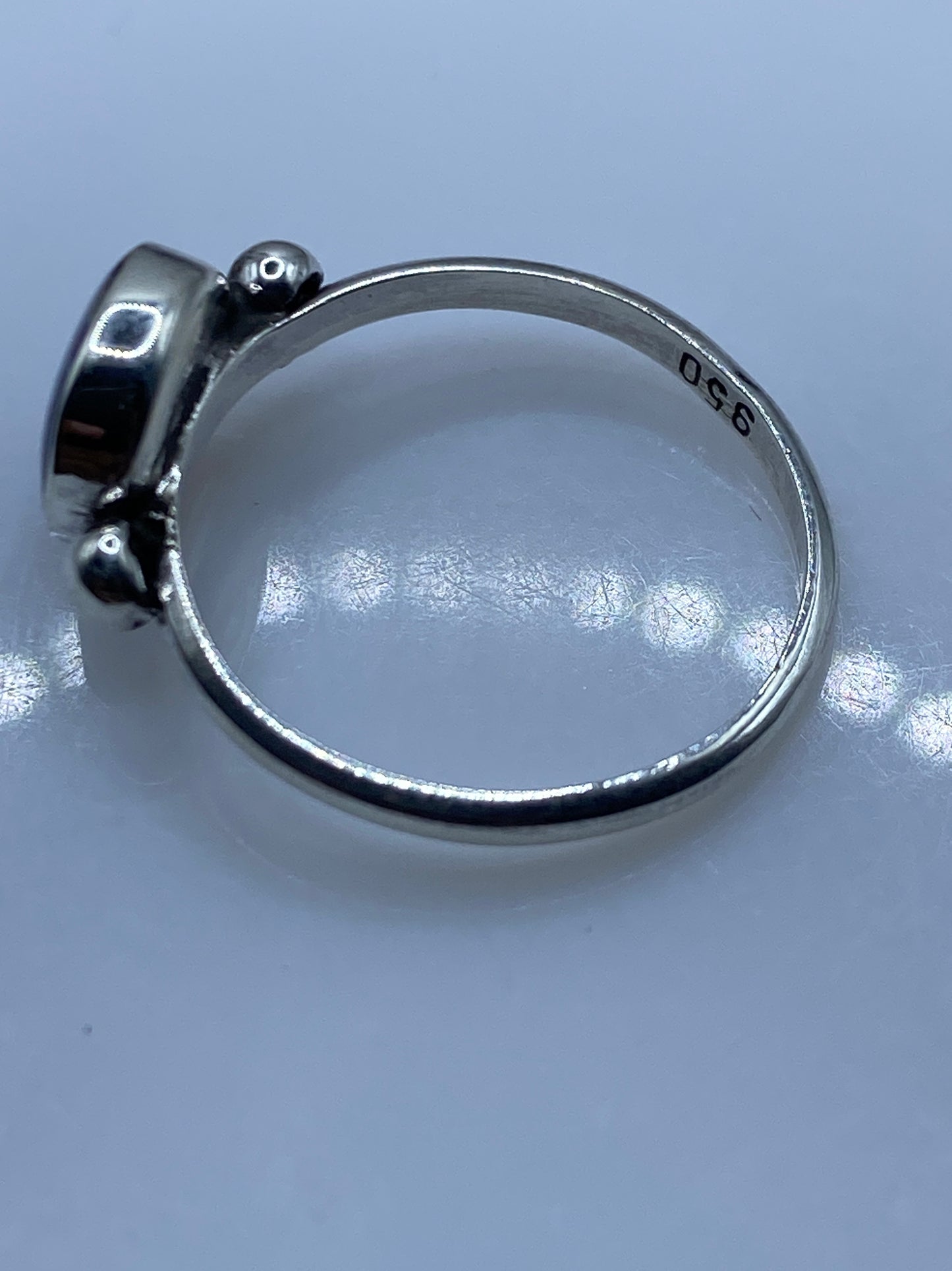 Anillo de Plata .950 Lapislázuli Azul Profundo — foto 5