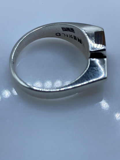 Anillo de Plata con Piedra Café — Solitario Moderno — foto 5