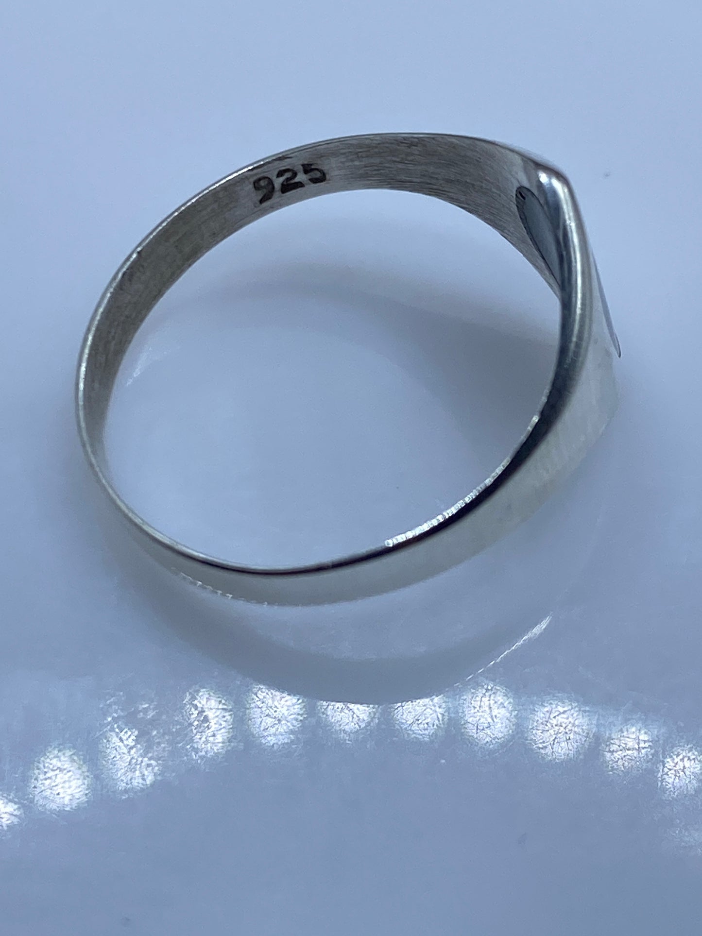 Anillo de Plata .925 con Malaquita Verde — Solitario Minimalista — foto 5