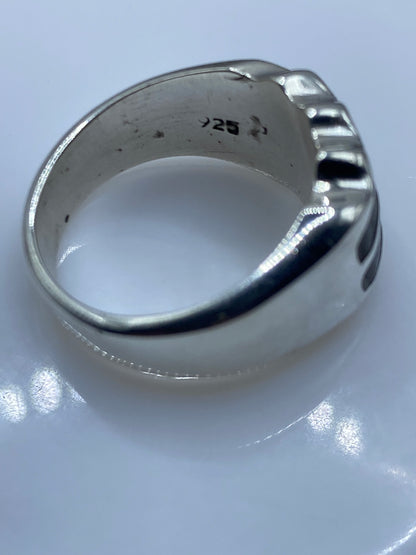 Anillo de Plata Onda Minimalista con Piedra — Diseño Moderno — foto 5