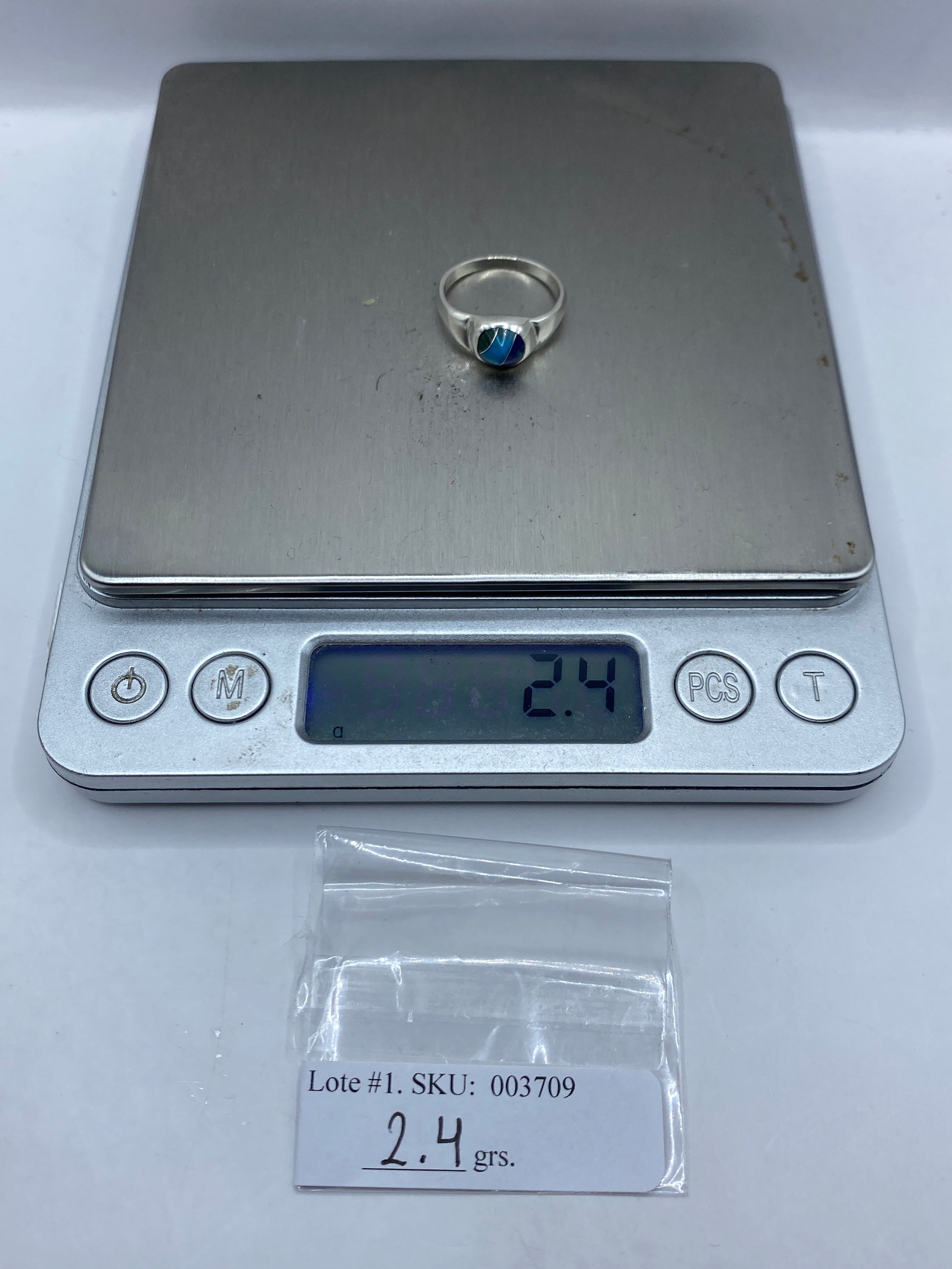 Anillo de Plata .925 con Turquesa Azul Cielo — foto 6