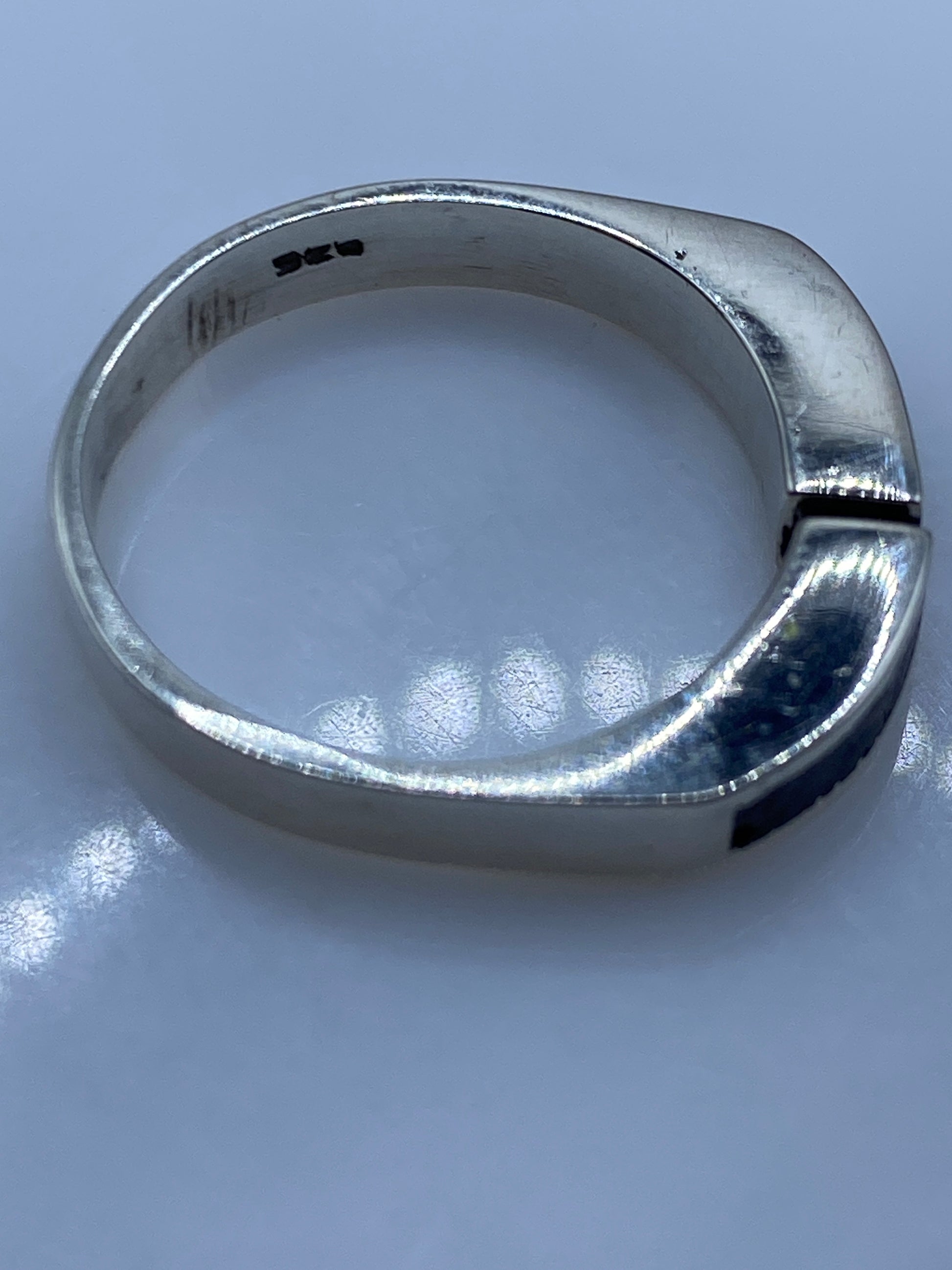Anillo de Plata Ajustable con Piedra Natural — Minimalista — foto 5