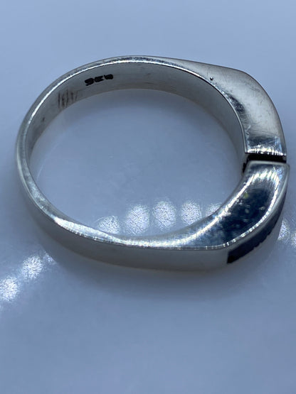 Anillo de Plata Ajustable con Piedra Natural — Minimalista — foto 5