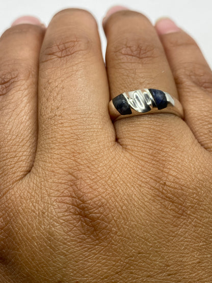 Sello .925 MEXICO visible en el interior del anillo de plata