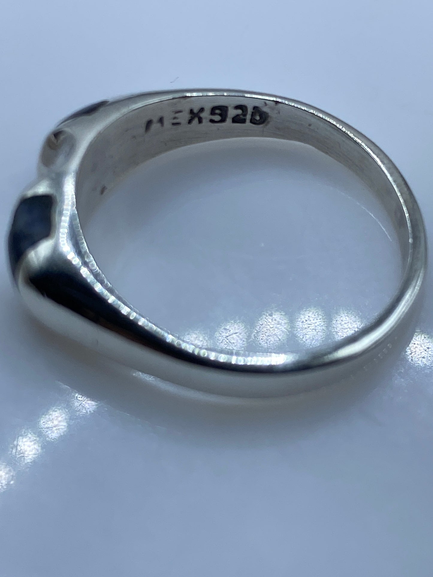 Anillo de Plata .925 con Lapislázuli Azul — Diseño Minimalista — foto 5