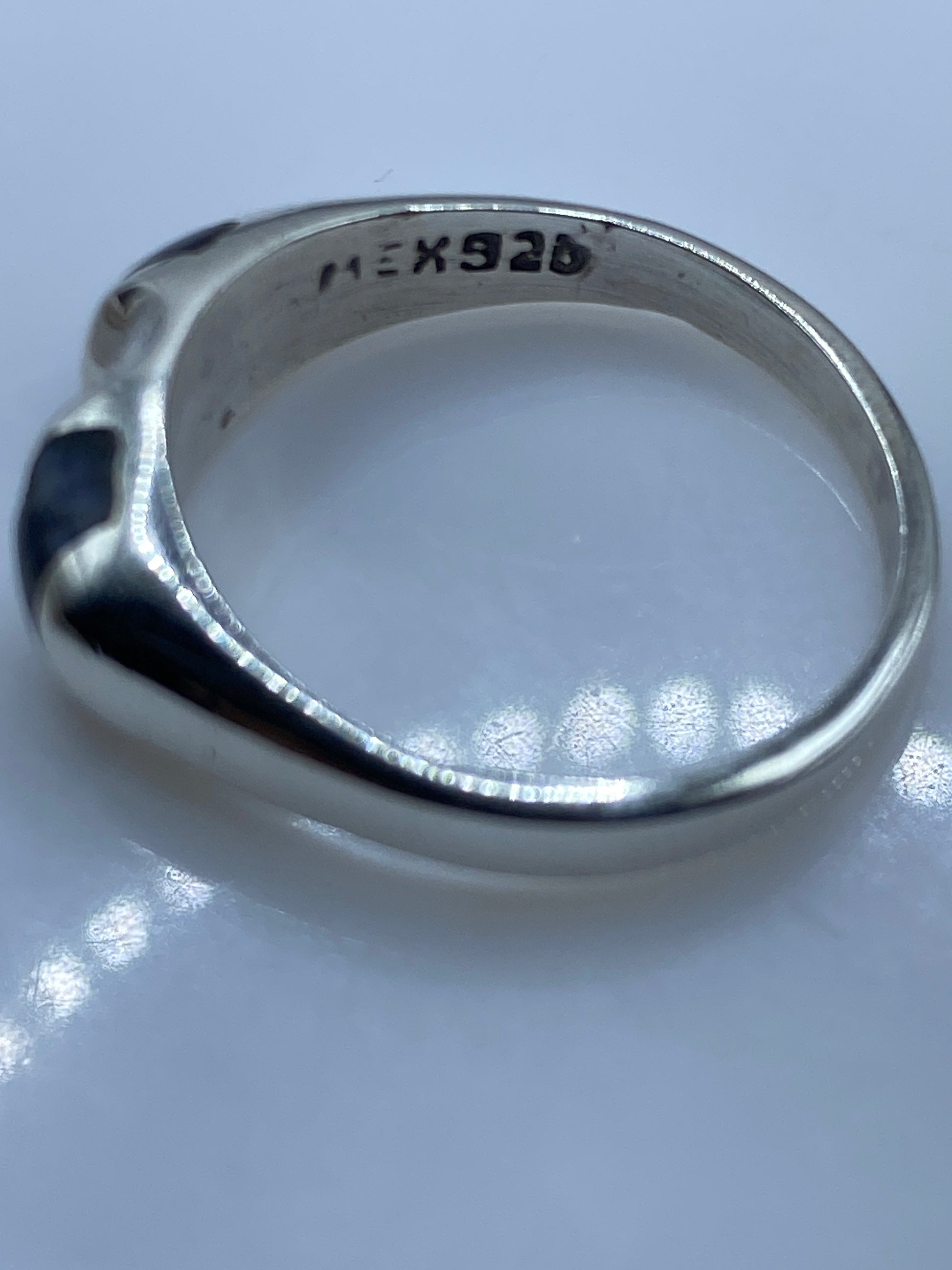 Anillo de Plata .925 con Lapislázuli Azul — Diseño Minimalista — foto 5