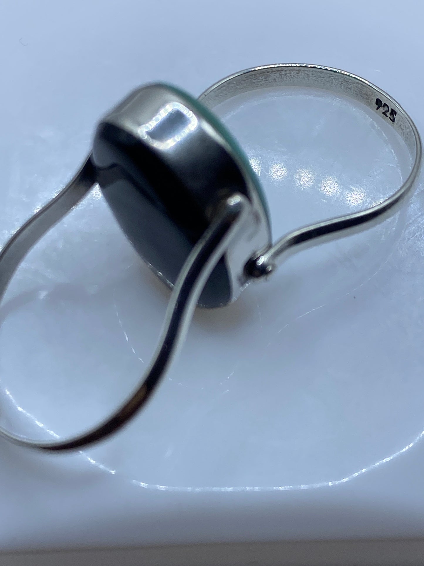 Anillo de Plata Ónix Negro — Solitario Elegante Taxco — foto 5