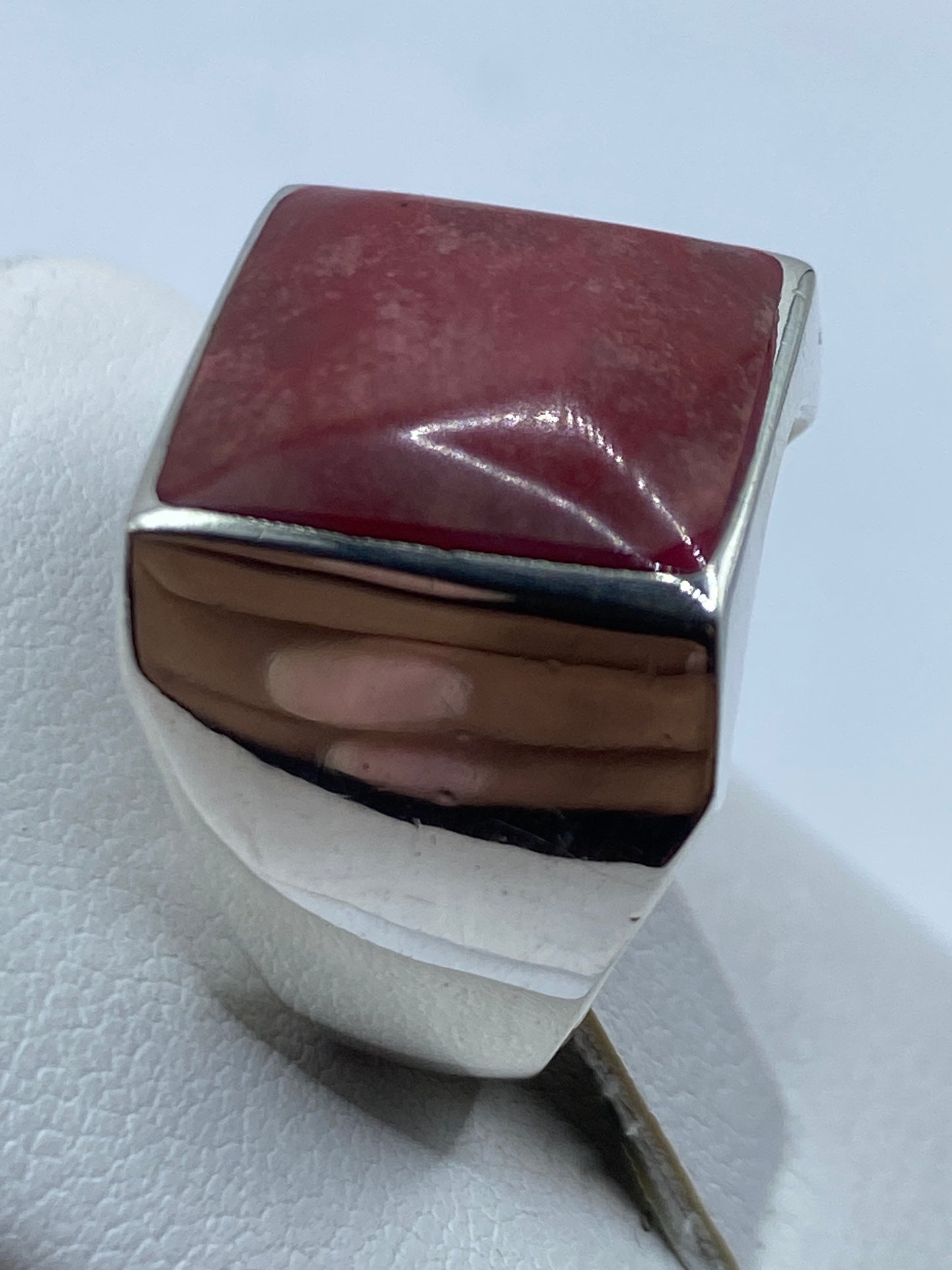 Detalle de la banda de plata con sello .925