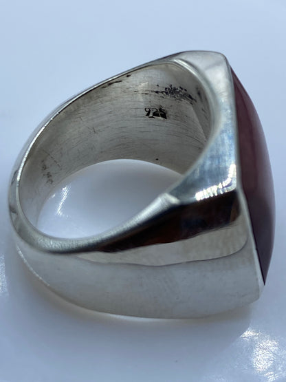 Anillo de Plata Coral Rojo — Sello Taxco .925 — foto 5