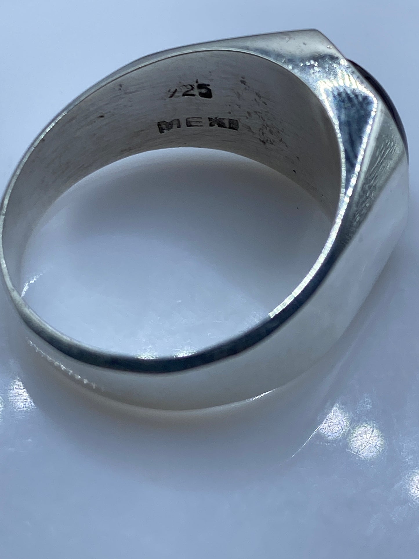 Anillo de Plata Ónix Negro — Sello Masculino Taxco — foto 5