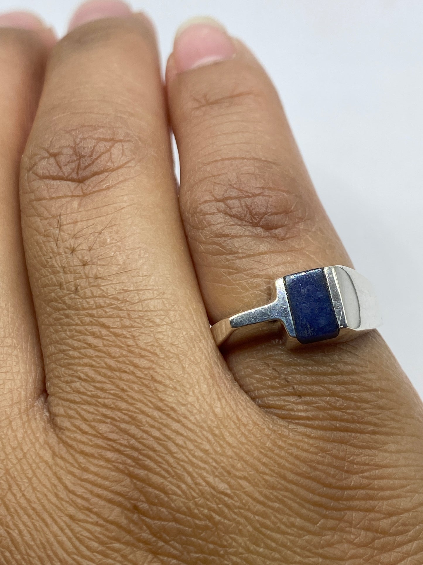 Anillo de plata Taxco con sello 925 MEXICO en la banda interior