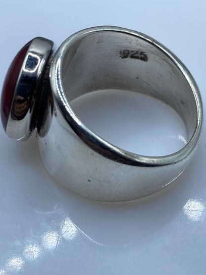Anillo de Plata Coral Rojo — Solitario Taxco — foto 5