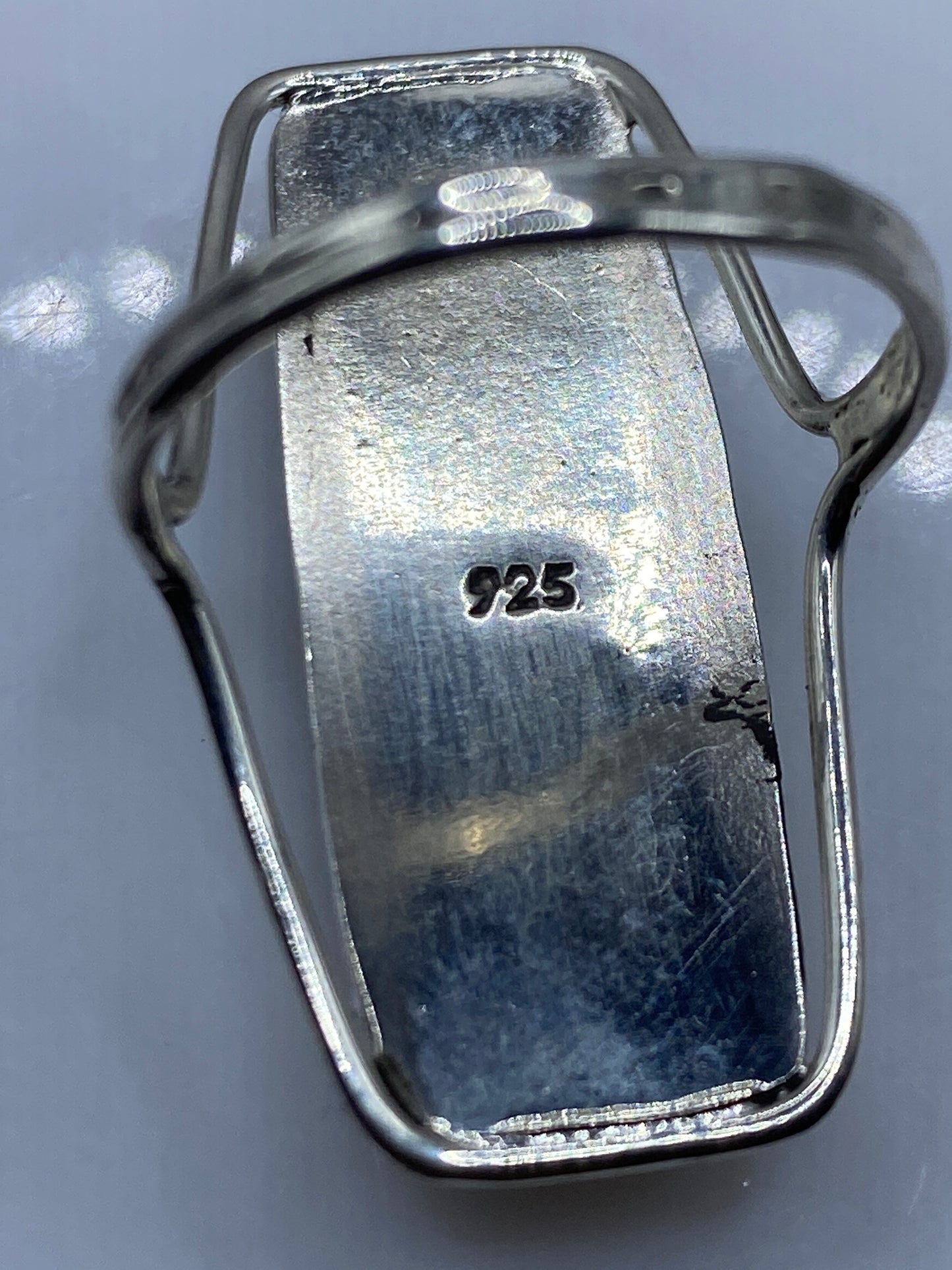 Anillo de Plata Solitario Piedra Blanca — Elegancia Minimalista — foto 5