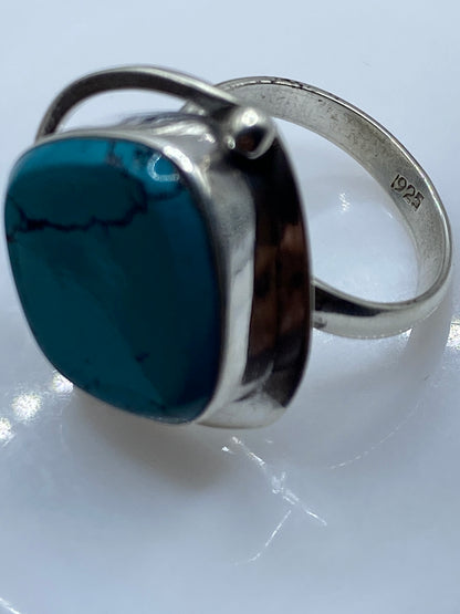 Anillo de Plata Turquesa Ajustable — Azul Cielo Taxco — foto 5