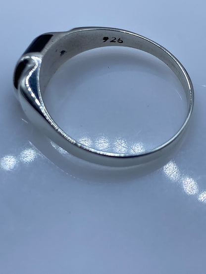 Anillo de Plata con Ónix Negro — Diseño Minimalista — foto 5
