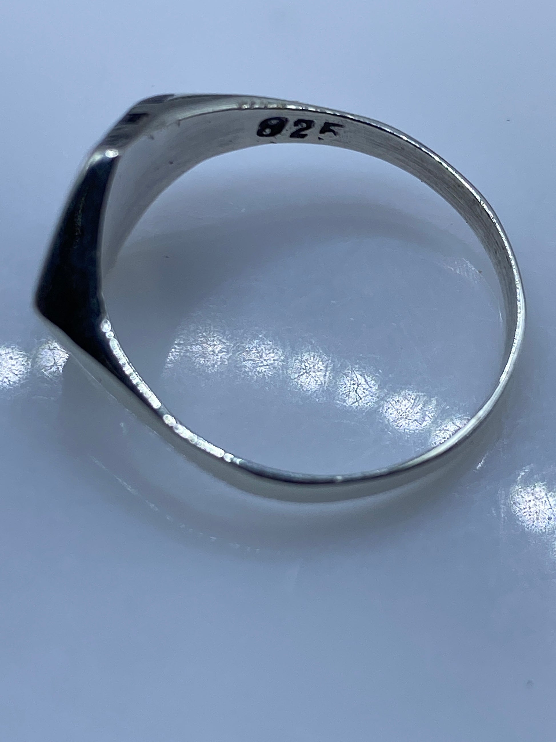 Anillo de Plata Ónix Negro Minimalista — Solitario Taxco — foto 5