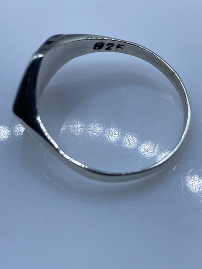 Anillo de Plata Ónix Negro Minimalista — Solitario Taxco — foto 5
