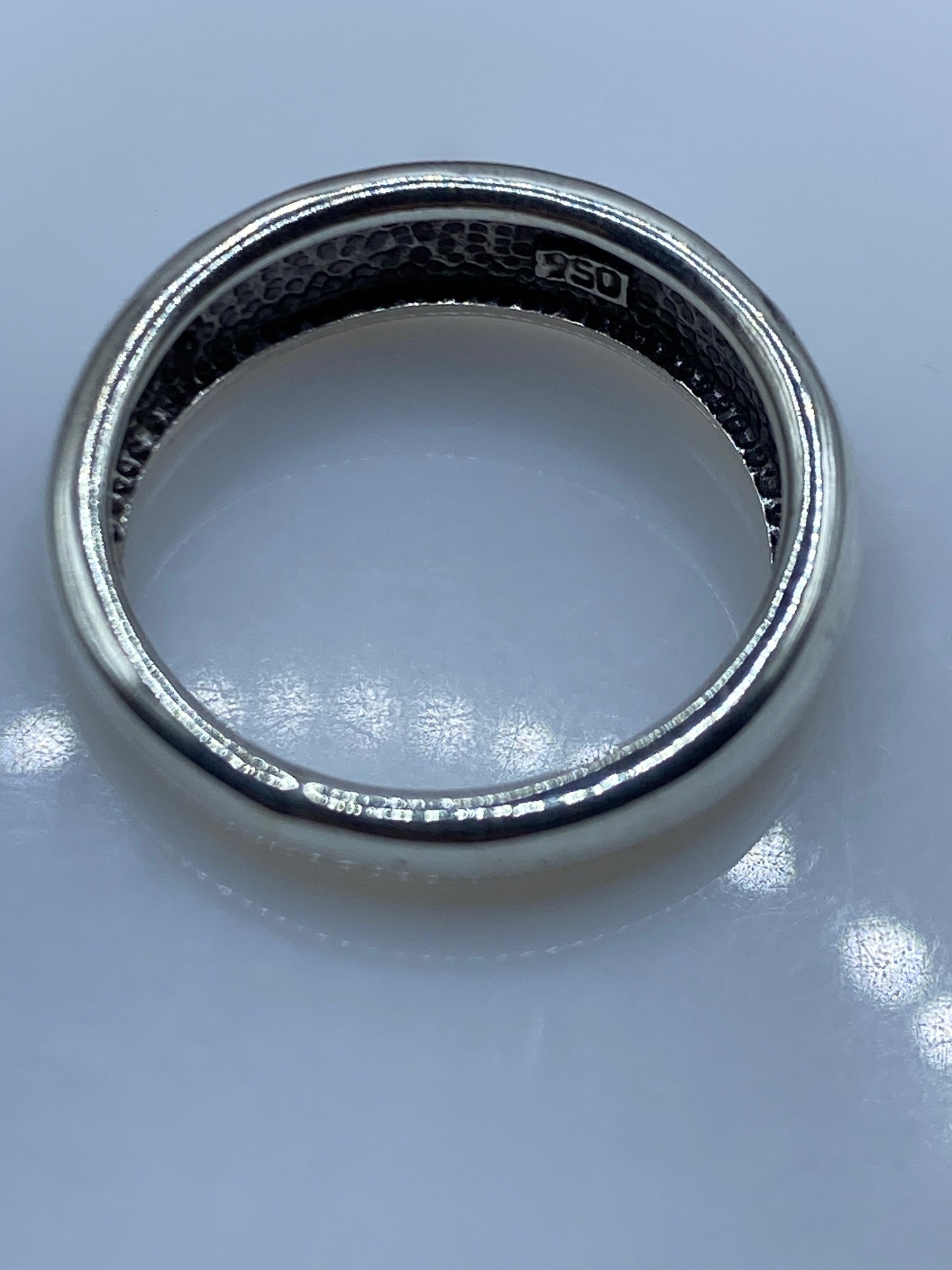 Anillo de Plata Ópalo de Fuego Multicolor — Diseño Artesanal — foto 5
