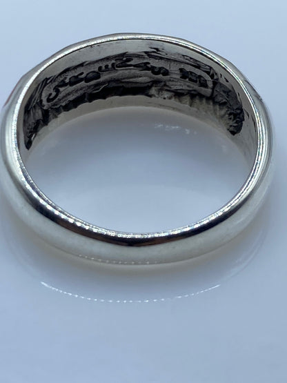 Anillo de Plata Ópalo de Fuego Naranja — Unisex Taxco .950 — foto 5