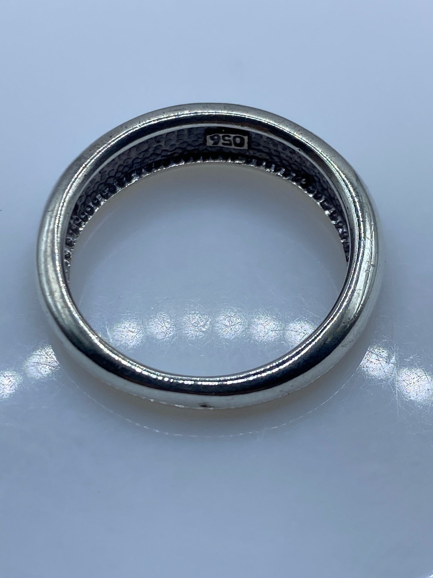 Anillo de Plata Ópalo de Fuego Verde — Diseño Étnico Taxco — foto 5