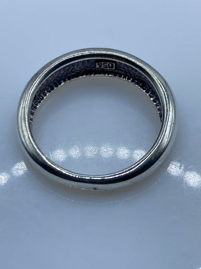 Anillo de Plata Ópalo de Fuego Verde — Diseño Étnico Taxco — foto 5
