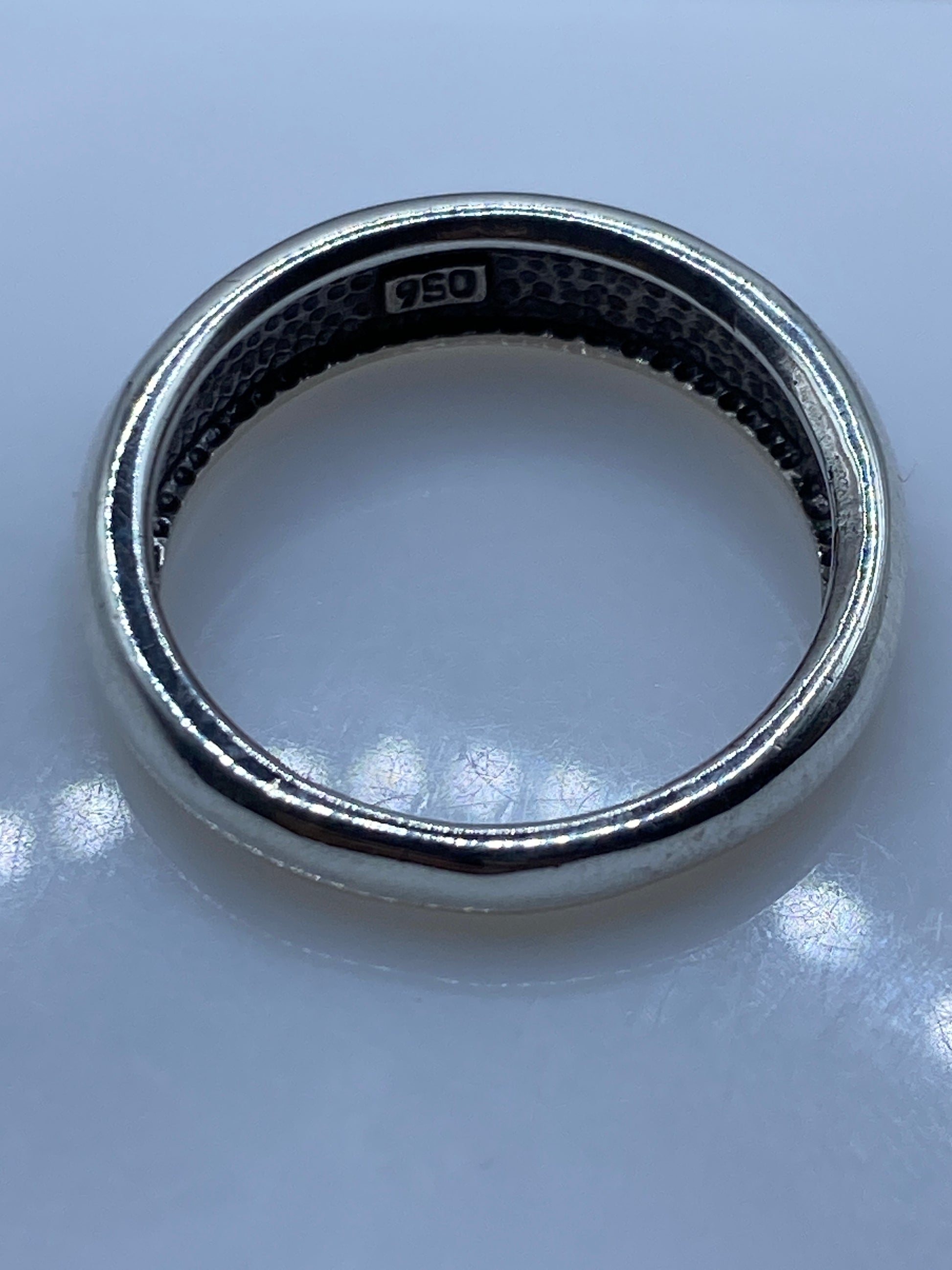 Anillo de Plata Ópalo de Fuego Azul — Diseño Artesanal Taxco — foto 5