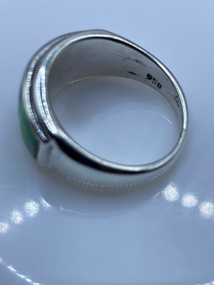 Anillo Solitario de Ópalo de Fuego en Plata .950 — Multicolor Natural — foto 5