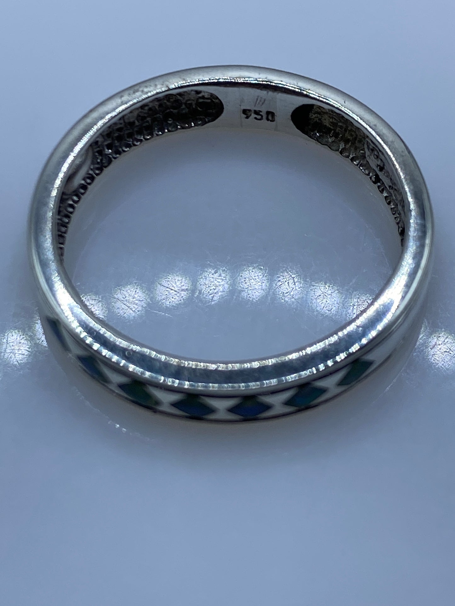 Anillo de Plata Ópalo de Fuego Verde Limón — Diseño Minimalista — foto 5