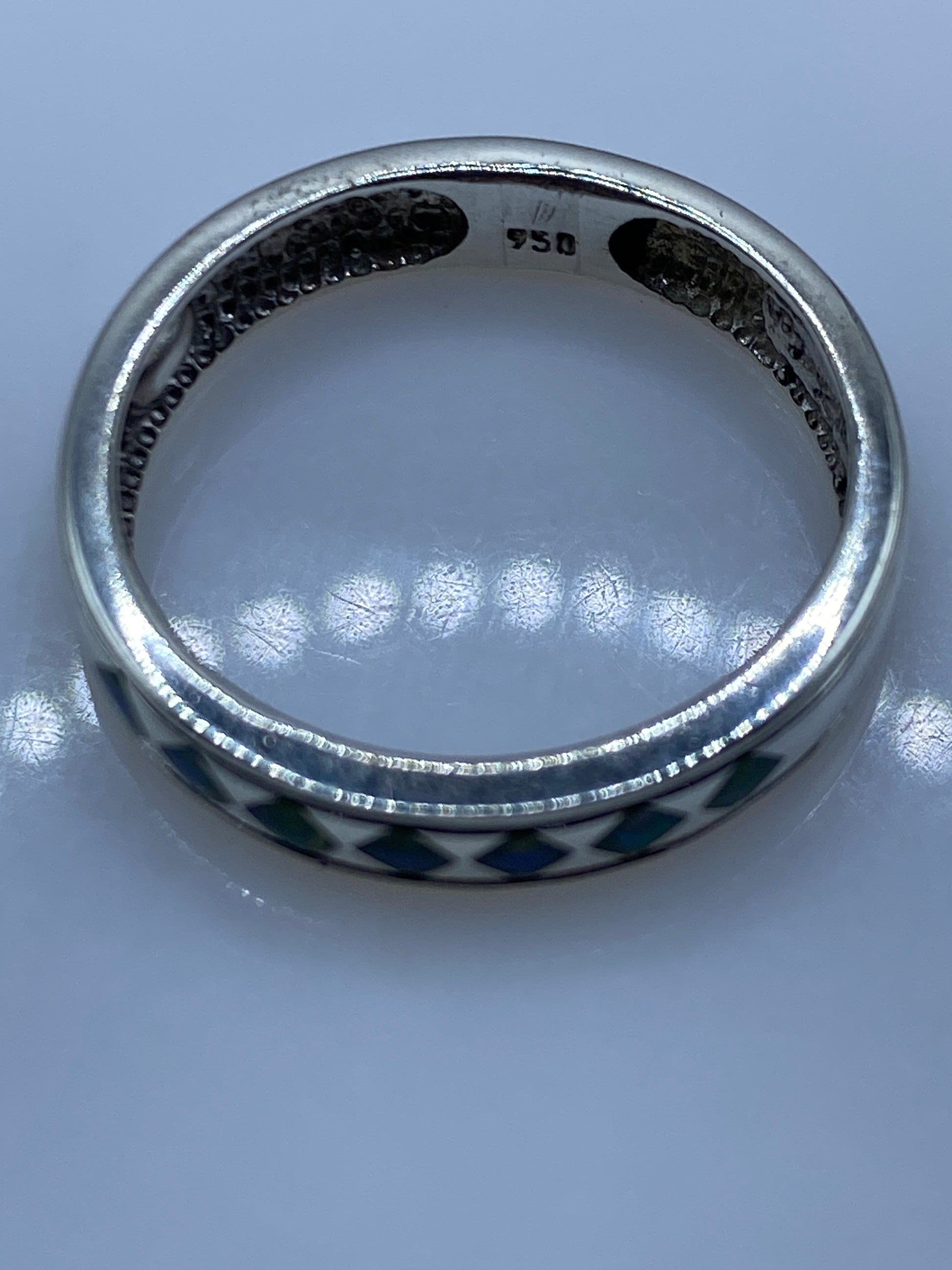 Anillo de Plata Ópalo de Fuego Verde Limón — Diseño Minimalista — foto 5