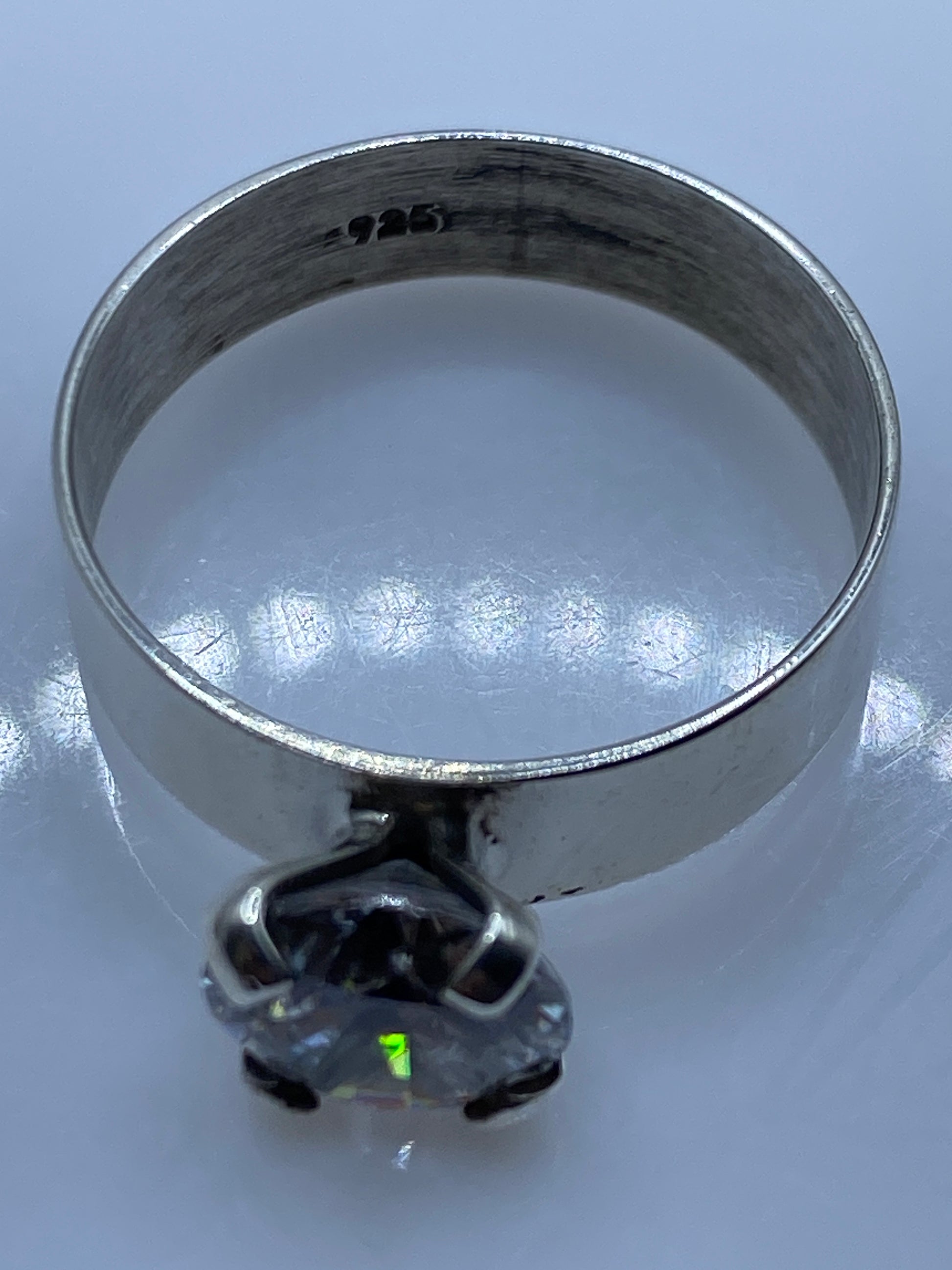 Anillo de Plata Solitario Circonia Blanca — Elegancia Pura — foto 5