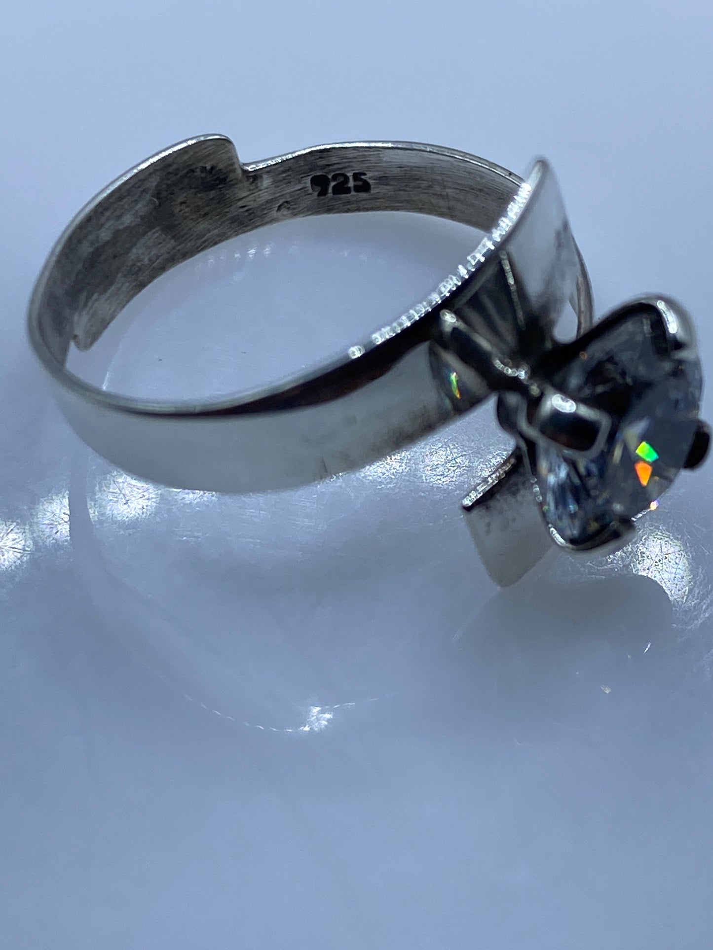 Anillo de Plata Solitario Circonia Blanca — Elegancia Pura — foto 5