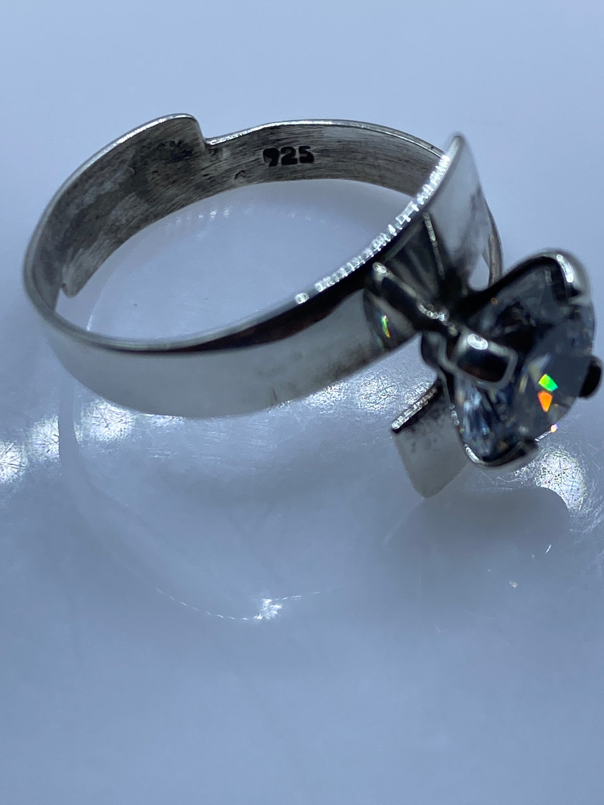 Anillo de Plata Solitario Circonia Blanca — Elegancia Pura — foto 5