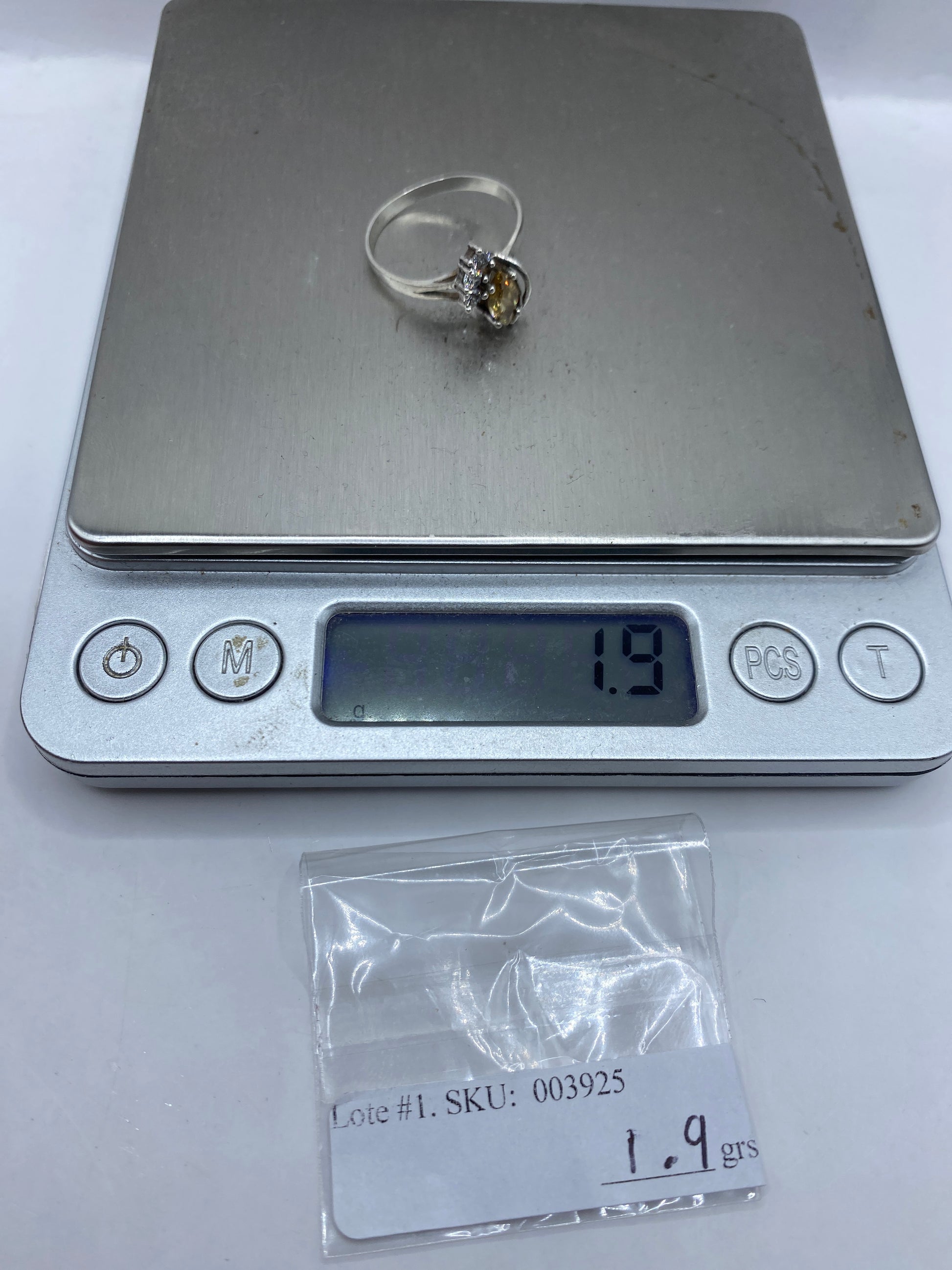 Anillo de Plata Solitario Circonia Café — Elegancia Minimalista — foto 6