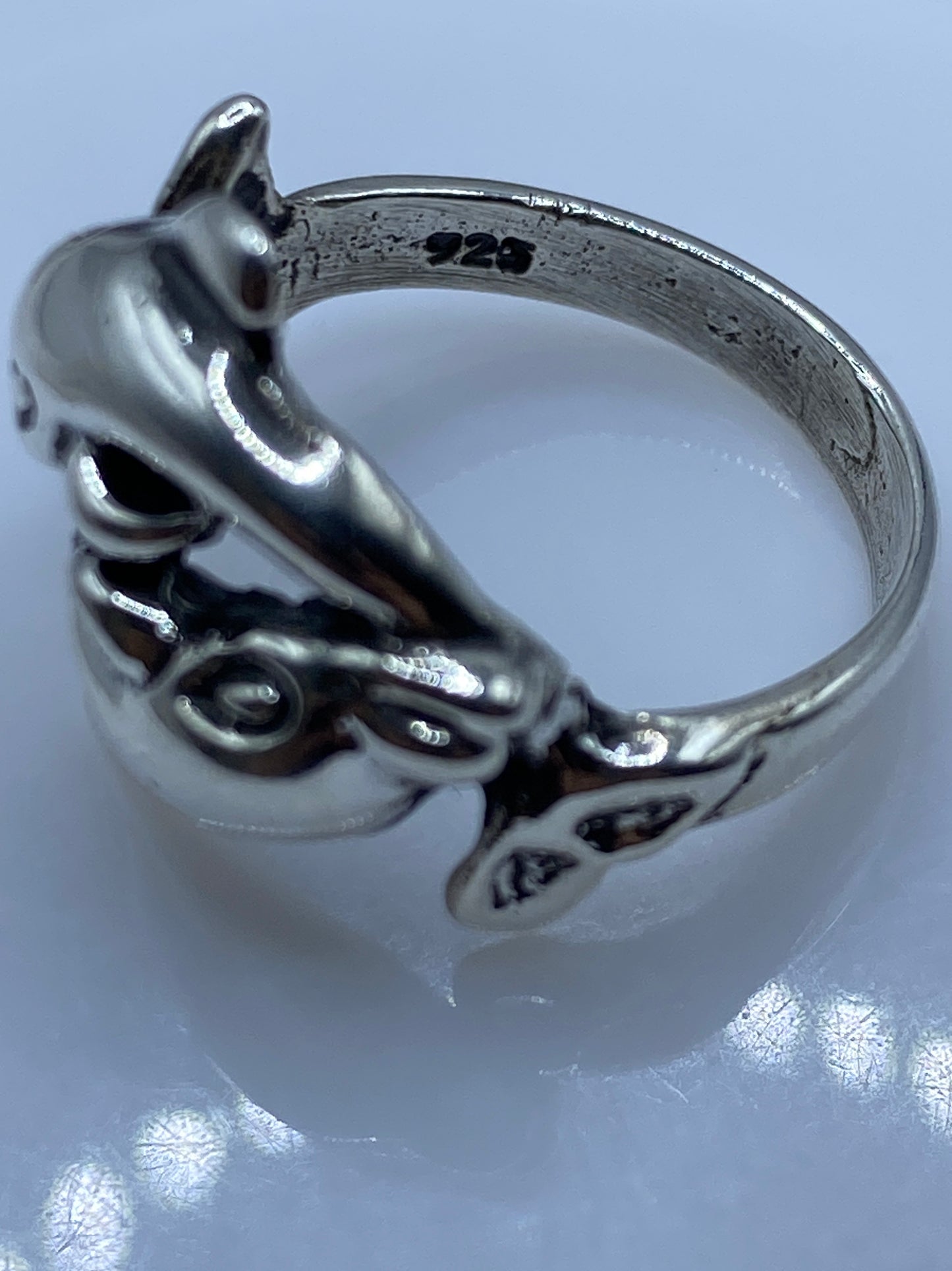 Anillo de Plata Delfín Artesanal — Diseño Marino Único — foto 5