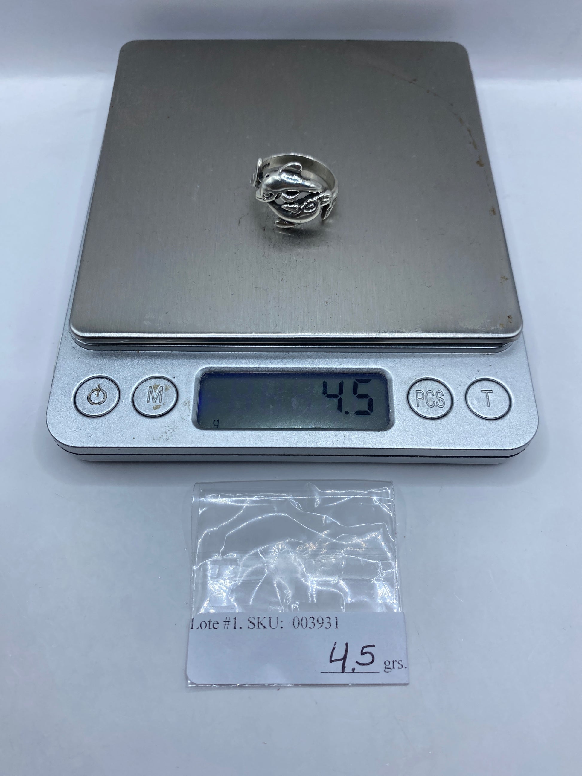 Anillo de Plata Delfín Artesanal — Diseño Marino Único — foto 6