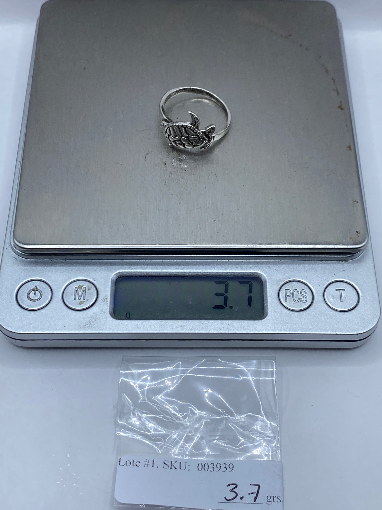Anillo Tortuga de Plata .925 — Diseño Artesanal Taxco — foto 5
