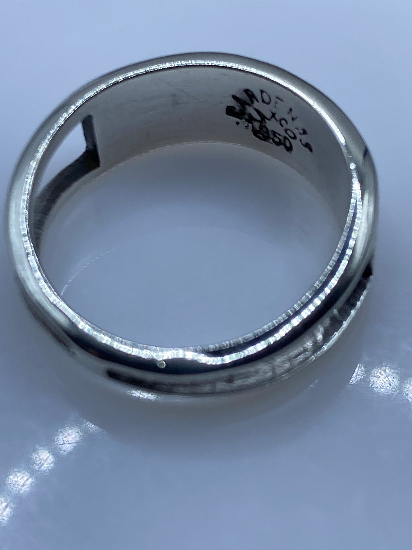 Anillo Plata .950 Ópalo de Fuego Multicolor — Étnico Taxco — foto 5