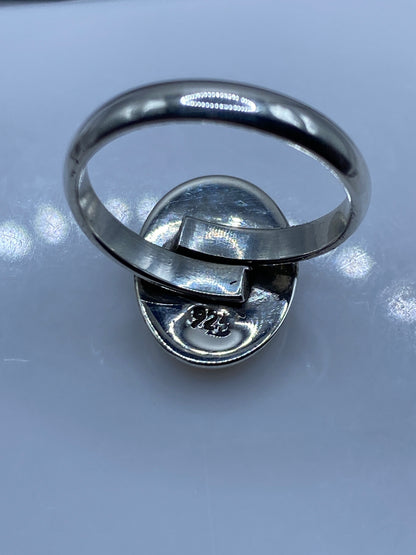 Anillo Ópalo de Fuego Ajustable — Solitario Plata .925 — foto 5