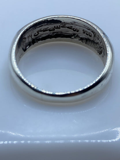 Anillo de Plata .950 Ópalo de Fuego Azul — Diseño Contemporáneo — foto 5