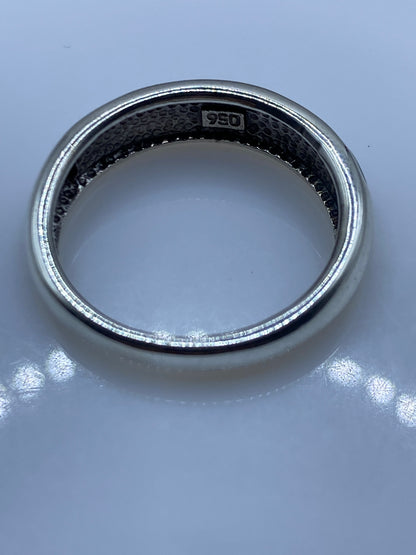 Anillo de Plata .950 Ópalo de Fuego Verde Limón — Unisex — foto 5