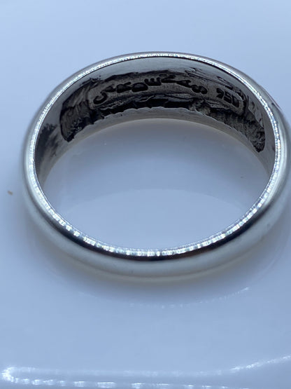 Anillo de Plata Ópalo de Fuego Naranja — Diseño Moderno — foto 5