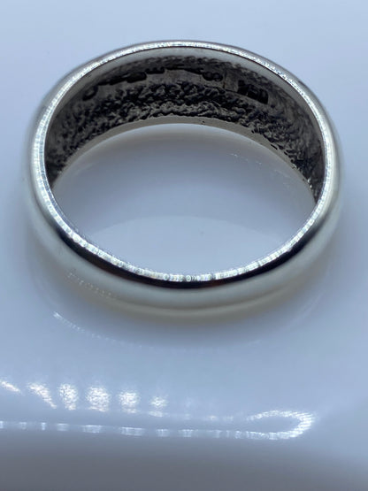 Anillo de Plata Ópalo de Fuego Azul Cielo — Geométrico Unisex — foto 5