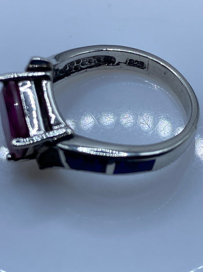 Anillo de Plata con Ópalo de Fuego Azul — Artesanal Taxco — foto 5