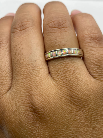 Anillo unisex en plata .950 con sello MEXICO vista desde arriba